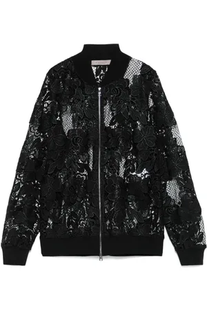 D.EXTERIOR Bomber Jackets, female, , Size: L Stylish Nero Outerwear Jacket