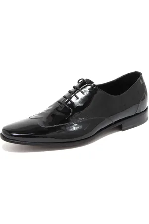 Neil Barrett Business Shoes, male, , Size: 8 1/2 US Classic Vernice Shoes, Made in Italy