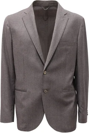 L.B.M. 1911 Blazers, male, , Size: 2XL Wool Pattern Suit Model 3861