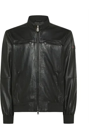 Peuterey Leather Jackets, male, , Size: S Leather Jacket Sands Model