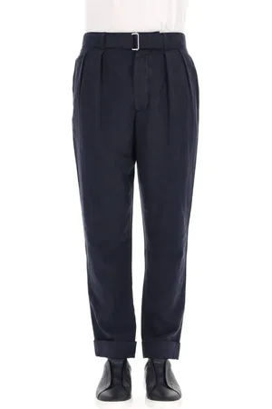 OFFICINE GENERALE Straight Trousers, male, , Size: XL Fluid Trousers Model Pierre
