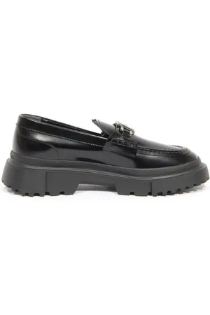 Hogan Loafers, female, , Size: 6 1/2 US Loafers with Small Chain