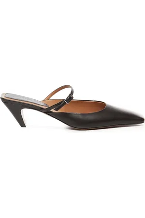 Stella McCartney Heeled Mules, female, , Size: 9 US Sandals with Adjustable Buckle Closure