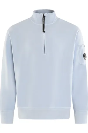 C.P. Company Zip-throughs, male, , Size: M Polo Collar Sweatshirts for Men