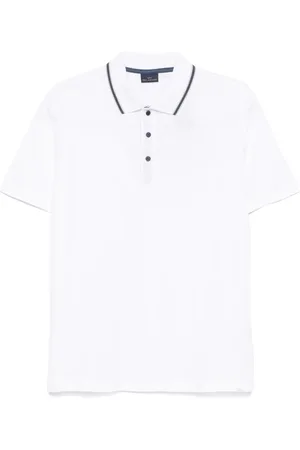 Paul & Shark T-Shirts, male, , Size: L Button-Up Sweater with Strap Detailing