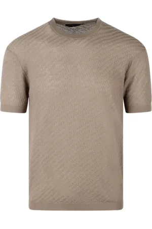 LOW BRAND T-Shirts, male, , Size: L Jacquard Pattern T-shirts and Polos
