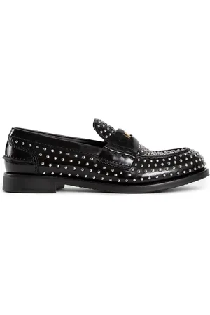 Miu Miu Loafers, female, , Size: 6 US Studded Loafers