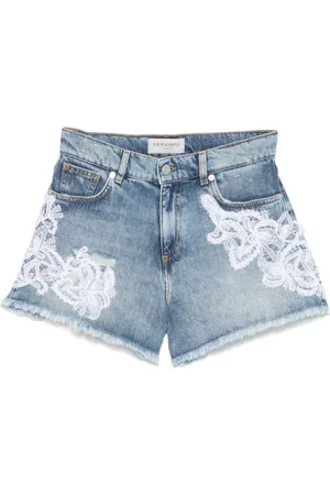 ERMANNO SCERVINO Denim Shorts, female, , Size: XS Clear Shorts for Women