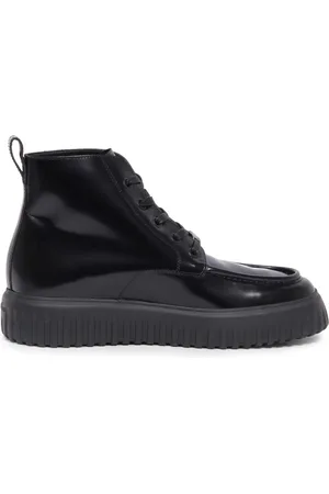 Hogan Lace-up Boots, male, , Size: 10 1/2 US Anfibio H-Stripe Boot with Memory Foam
