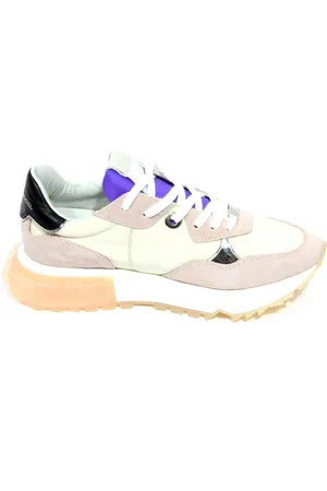 Philippe model Sneakers, female, , Size: 6 US Low Mondial Pop Beige Violet Shoes