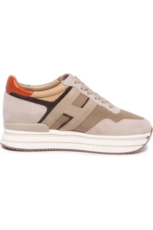 Hogan Sneakers, female, , Size: 8 1/2 US Midi Platform Shoes Made in Italy