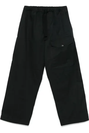 DRIES VAN NOTEN Wide Trousers, male, , Size: S Elastic Waistband Pants