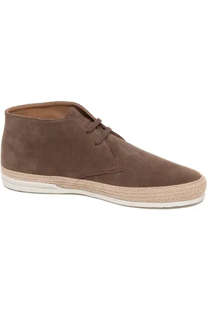 Hogan Lace-up Boots, male, , Size: 11 1/2 US Suede Derby Boot Shoe