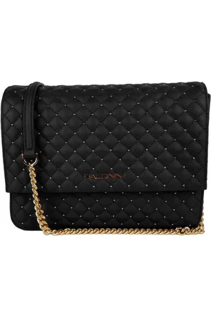BALDININI Cross Body Bags, female, , Size: ONE SIZE Quilted Leather Shoulder Bag with Studs