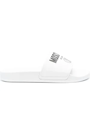 Moschino Sliders, male, , Size: 6 US Sandals with Cut-Out Detail