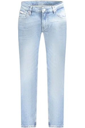 Calvin Klein Slim-fit Jeans, male, , Size: W32 Light Washed Cotton Dad Jeans