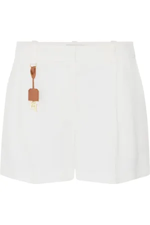 Elisabetta Franchi Short Shorts, female, , Size: S Ivory Shorts for Women