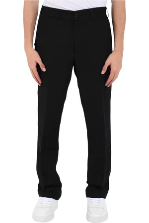 Mauro Grifoni Straight Trousers, male, , Size: L Viscose Wide Leg Trousers