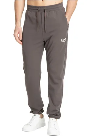 EA7 Sweatpants, male, , Size: M Elastic Waist Sweatpants with Drawstring