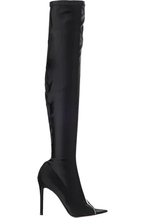 Gianvito Rossi Over-knee Boots, female, , Size: 10 US Open Toe Lycra Boots