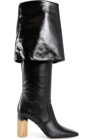 Chloé Heeled Boots, female, , Size: 9 US Calfskin Over-the-Knee Boots