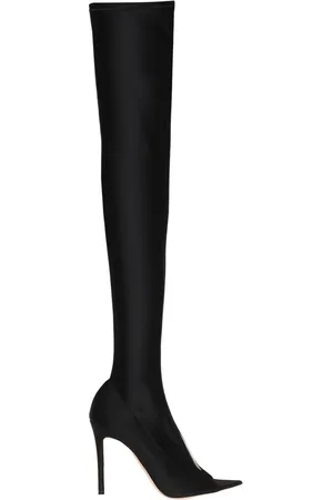 Gianvito Rossi Over-knee Boots, female, , Size: 7 1/2 US Open Boots Cuppro+Glass +Trasp