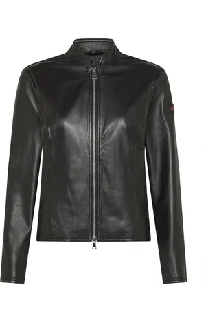 Peuterey Leather Jackets, female, , Size: S Leather Biker Jacket Lover