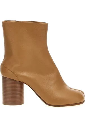 Maison Margiela Heeled Boots, female, , Size: 11 US Tabi Ankle Boots Leather Heel Women