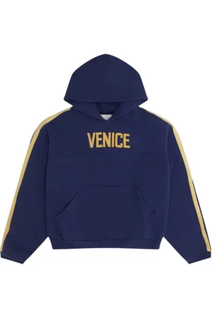 ERL Hoodies, male, , Size: L Navy Hooded Sweatshirt with Pocket