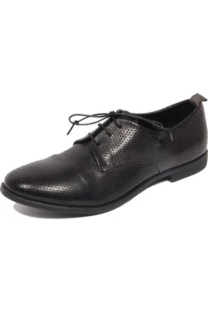 Alexander Hotto Business Shoes, male, , Size: 7 US Perforated Leather Vintage Shoe