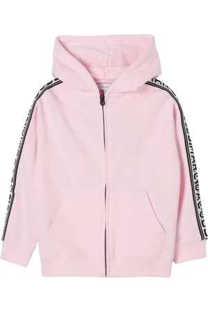 Marc Jacobs Sweatshirts, unisex, , Size: 12 Y Black ZipUp Hoodie with Sleeve Detail