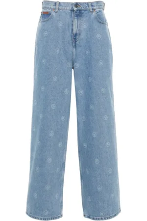MARTINE ROSE Wide Jeans, male, , Size: S Wide Leg Jeans