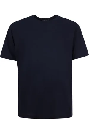 HERNO T-Shirts, male, , Size: 2XL Cotton Crew-neck T-shirt for Men