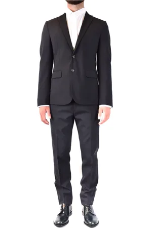 Dsquared2 Single Breasted Suits, male, , Size: L Stylish Wool Blend Jacket