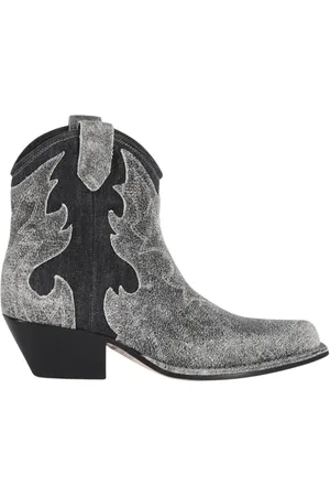 vic matiè Cowboy Boots, female, , Size: 10 US Vintage Western Style Leather Boots