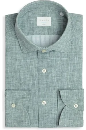 Xacus Casual Shirts, male, , Size: 3XL Patterned Tailored Fit French Collar Shirt