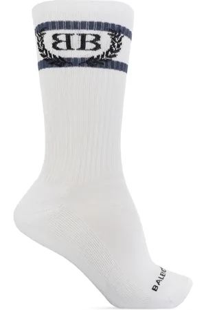 Balenciaga Socks, male, , Size: L Cotton socks with logo