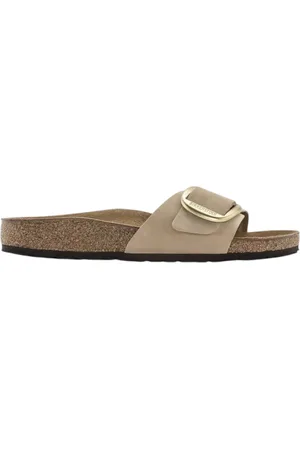 Birkenstock Sliders, female, , Size: 10 US Madrid Big Buckle Sandals