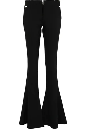 Jean Paul Gaultier Wide Trousers, female, , Size: L Embroidered Flared Pants