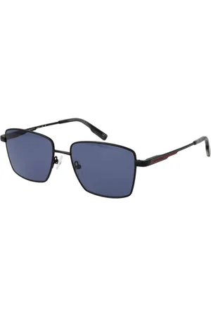 Hackett Sunglasses, male, , Size: ONE SIZE Rectangle Metal Frame Sunglasses