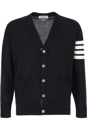 Thom Browne Cardigans, male, , Size: S Stylish Knitwear Collection