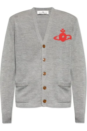 Vivienne Westwood Cardigans, male, , Size: XL Wool Cardigan