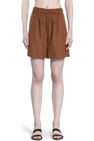 Max Mara Short Shorts, female, , Size: XS High-waisted gabardine trousers with drawstrings