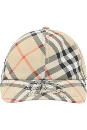 Burberry Caps, male, , Size: S Check Baseball Cap Beige