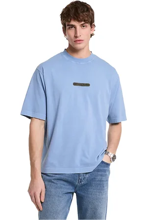 Michael Kors T-Shirts, male, , Size: S Logo Tee in Garment Dye Style