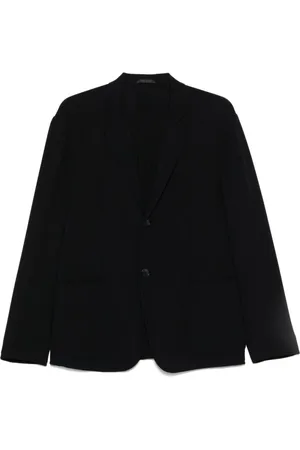 Giorgio Armani Blazers, male, , Size: XL Button-Up Jacket with Pockets