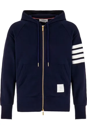 Thom Browne Zip-throughs, male, , Size: L Stylish Sweatshirt for Men