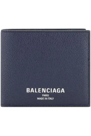 Balenciaga Wallets & Cardholders, male, , Size: ONE SIZE Text Logo Bifold Wallet