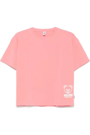 Moschino T-Shirts, female, , Size: L Crew Neck T-shirts and Polos