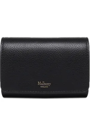 MULBERRY Wallets & Cardholders, female, , Size: ONE SIZE Leather Wallet with Brass Finish